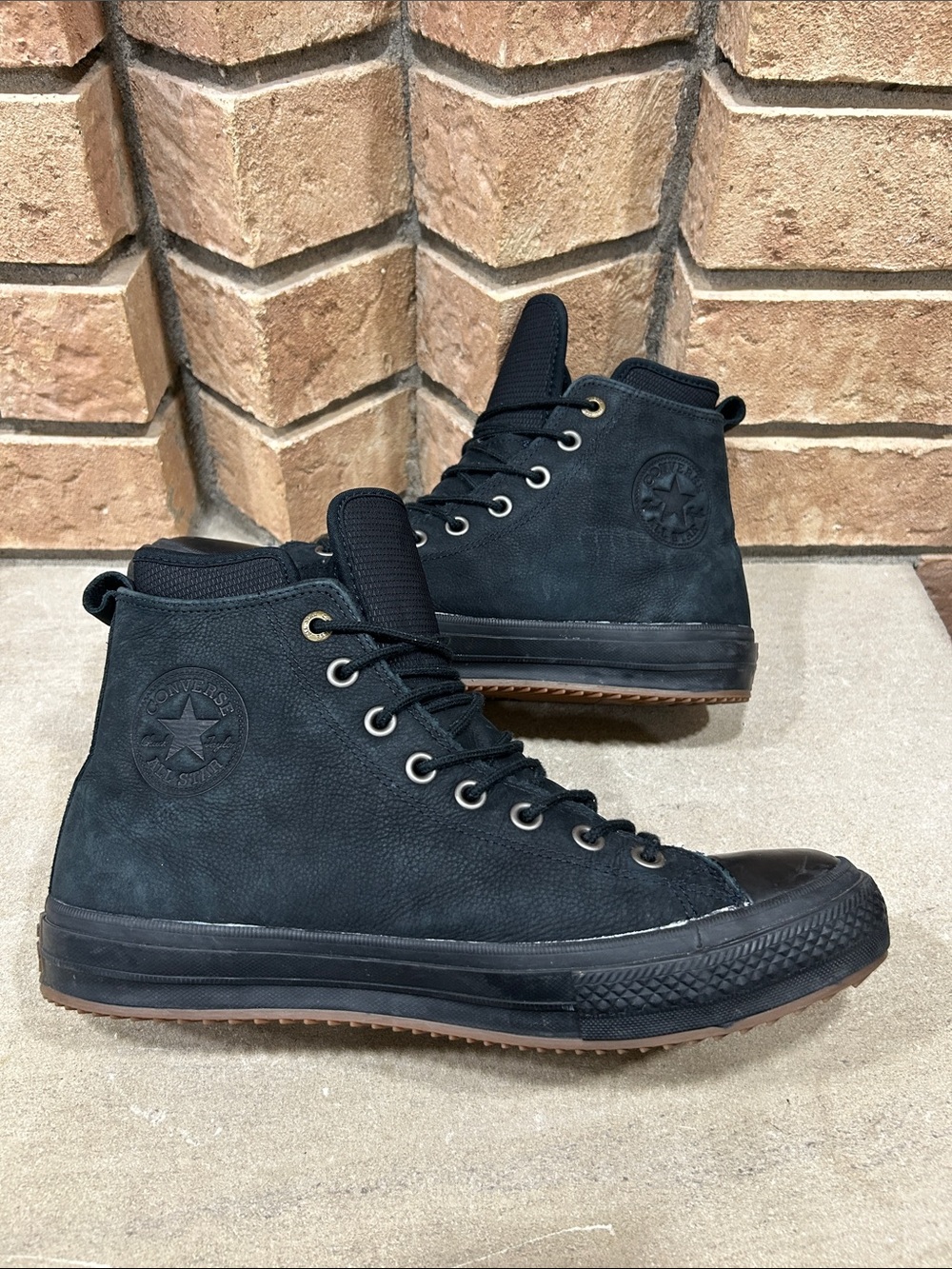 Converse Chuck Taylor All-Star Nubuck Boots Black Gum Men 9 Women’s 11 157460C